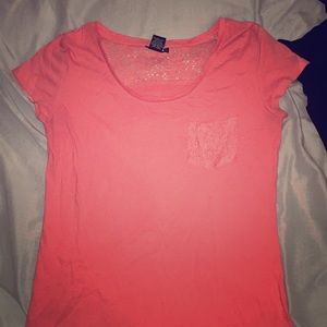 Pink babydoll top